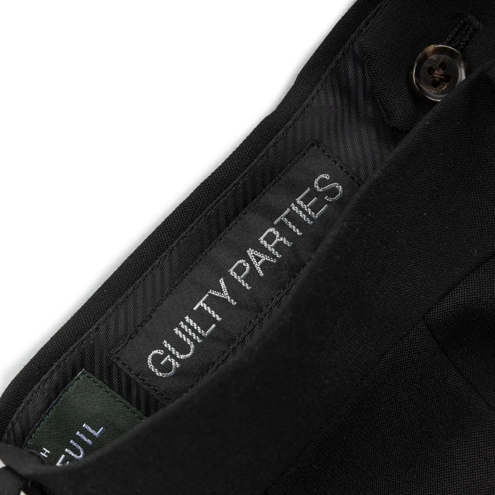 Pleated Trousers | Black