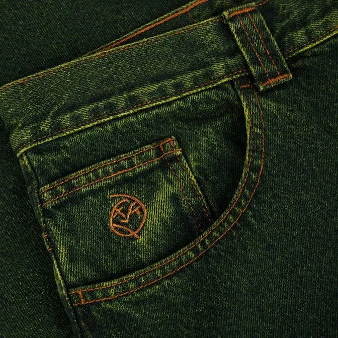 POLAR Big Boy Jeans Chartreuse/Blue