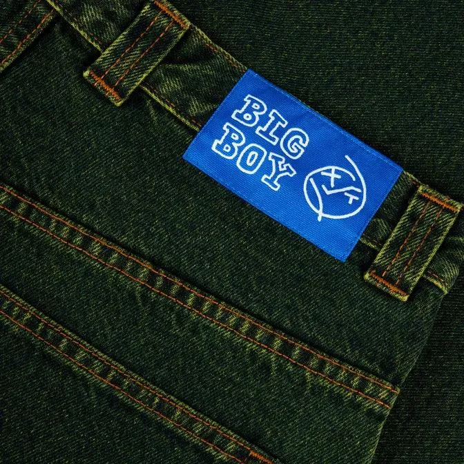 POLAR Big Boy Jeans Chartreuse/Blue