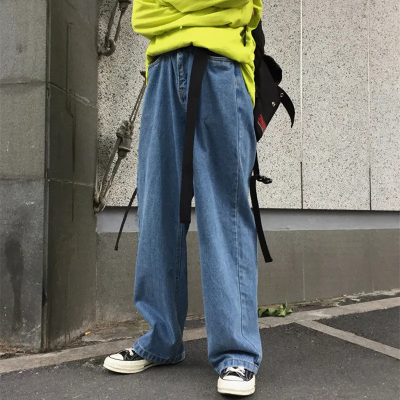 "HARAJUKU RETRO LOOSE WIDE LEG" JEANS K060609