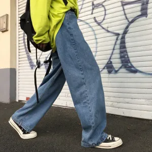"HARAJUKU RETRO LOOSE WIDE LEG" JEANS K060609