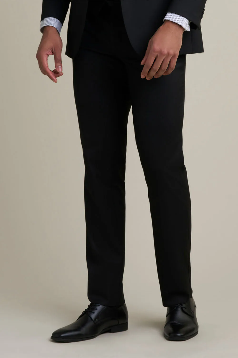 "Mayfair" Blue Luxury Stretch Blend Suit Pants