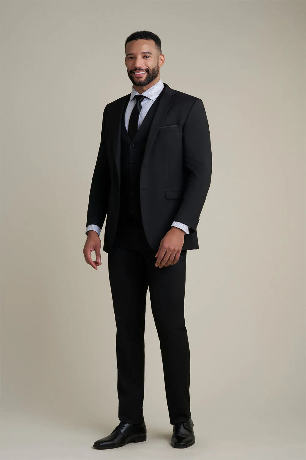 "Savoy" Black Suit Jacket (Separates)