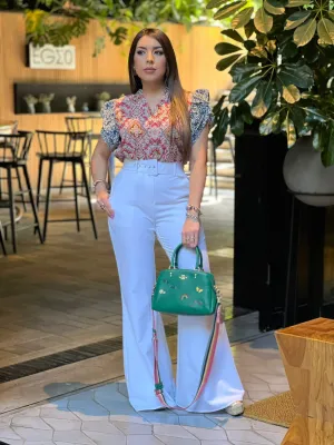 Retro Bell Bottom Pants