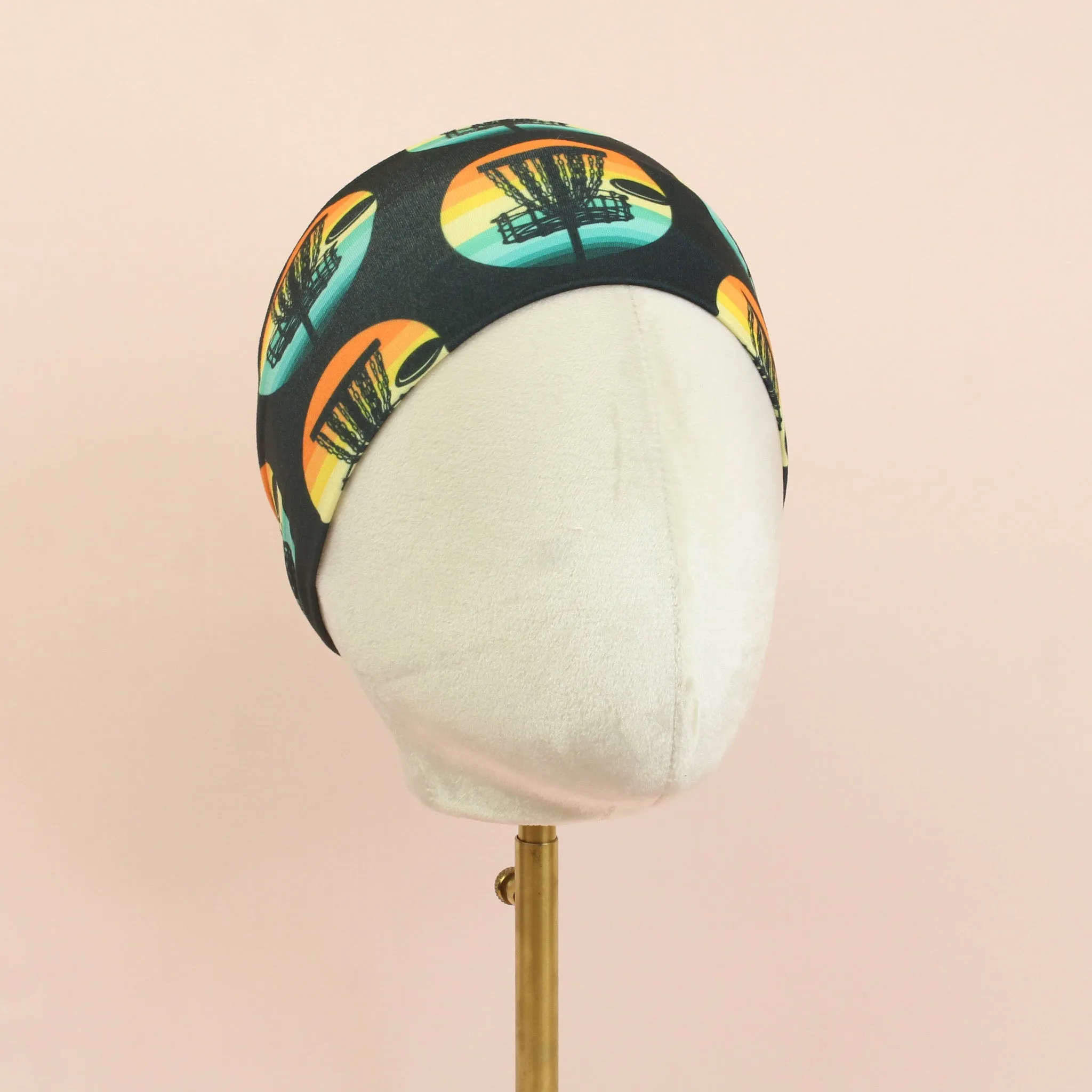Retro Disc Stretch Headband