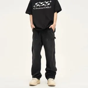 Retro Straight-leg Cargo Pants