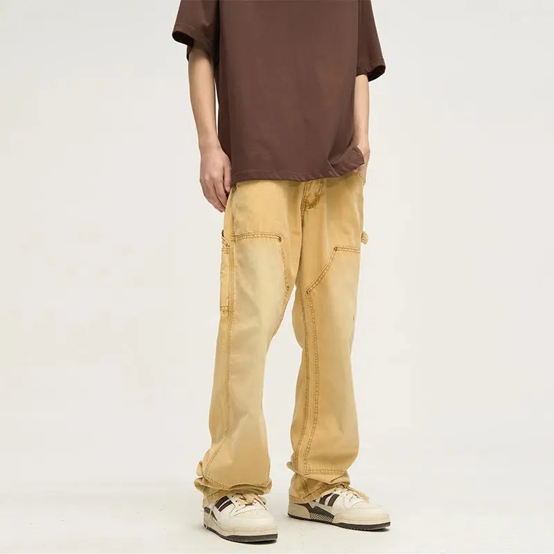 Retro Straight-leg Cargo Pants