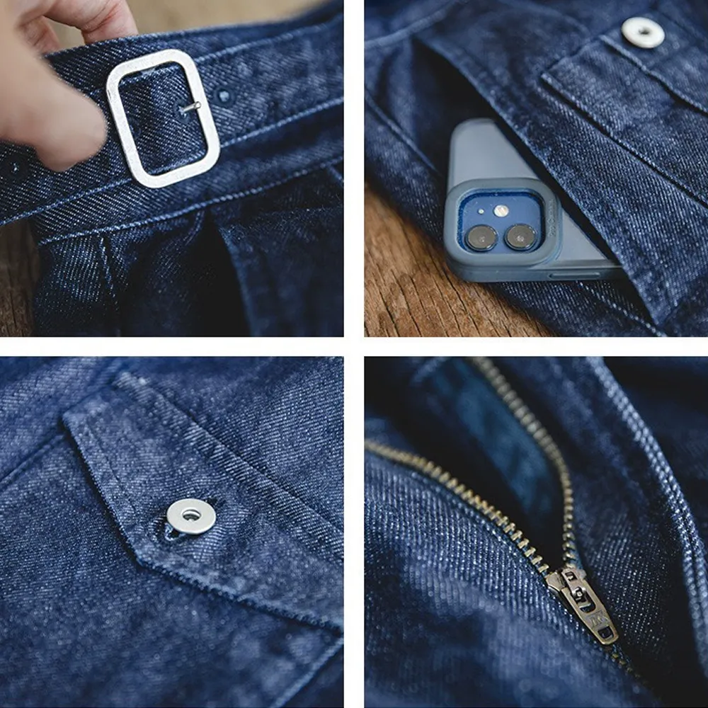 Retro Workwear Washed Jeans