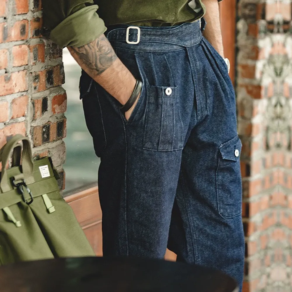 Retro Workwear Washed Jeans