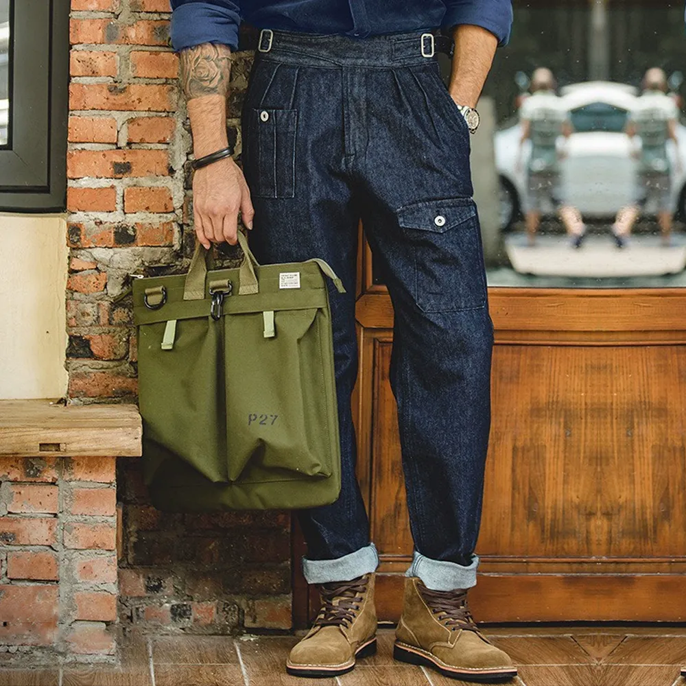 Retro Workwear Washed Jeans