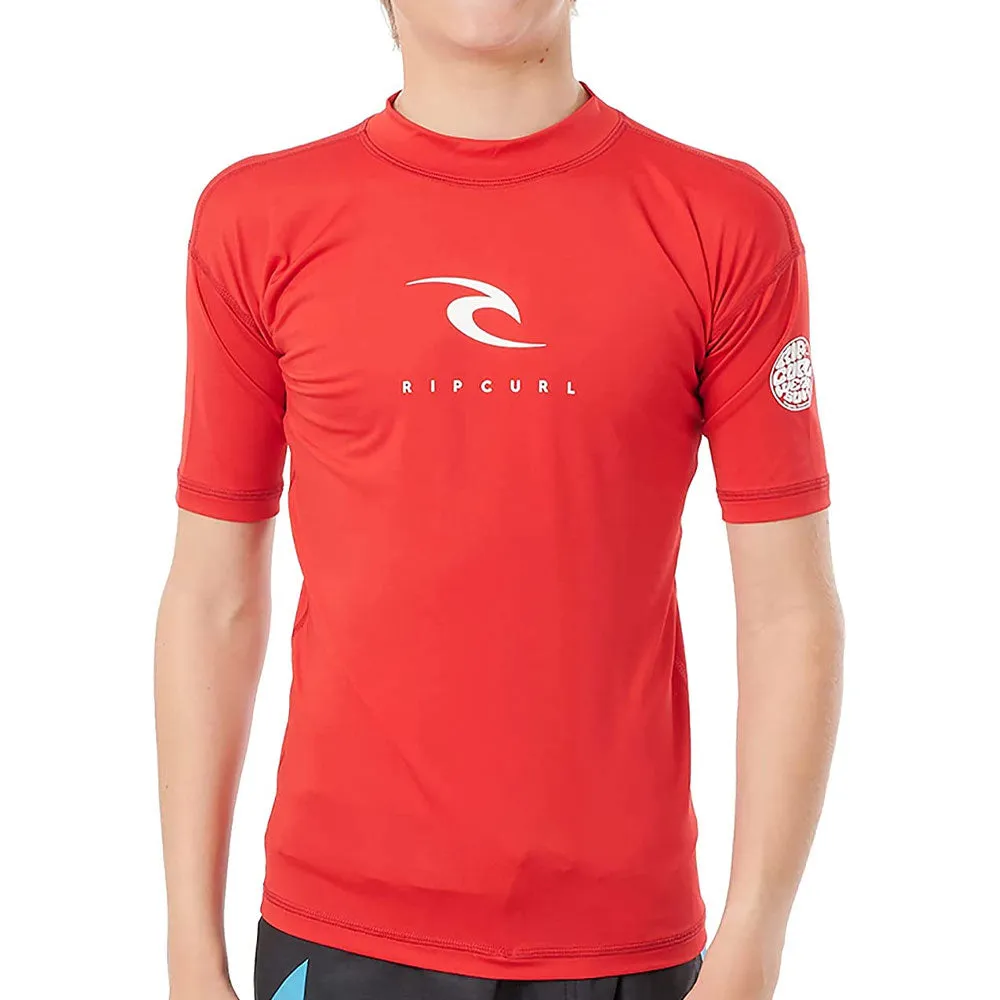 Rip Curl Boys Corps Short Sleeve Rash Vest
