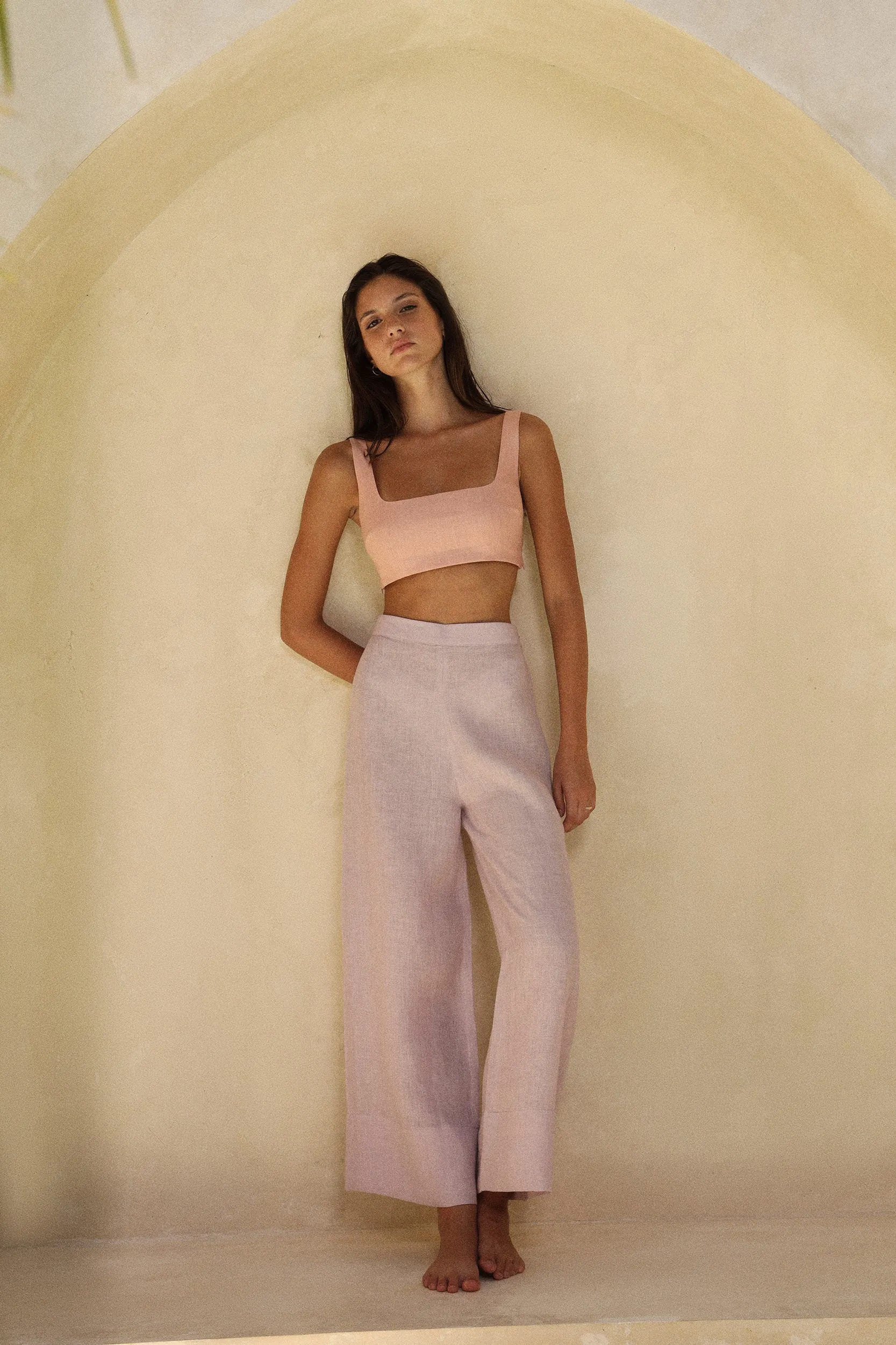 Sand Shirt (Lavender Mist) & Bali Pants (Lavender Mist)