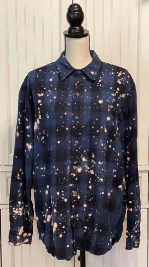 Sarah Distressed Flannel ~ Unisex Size Large