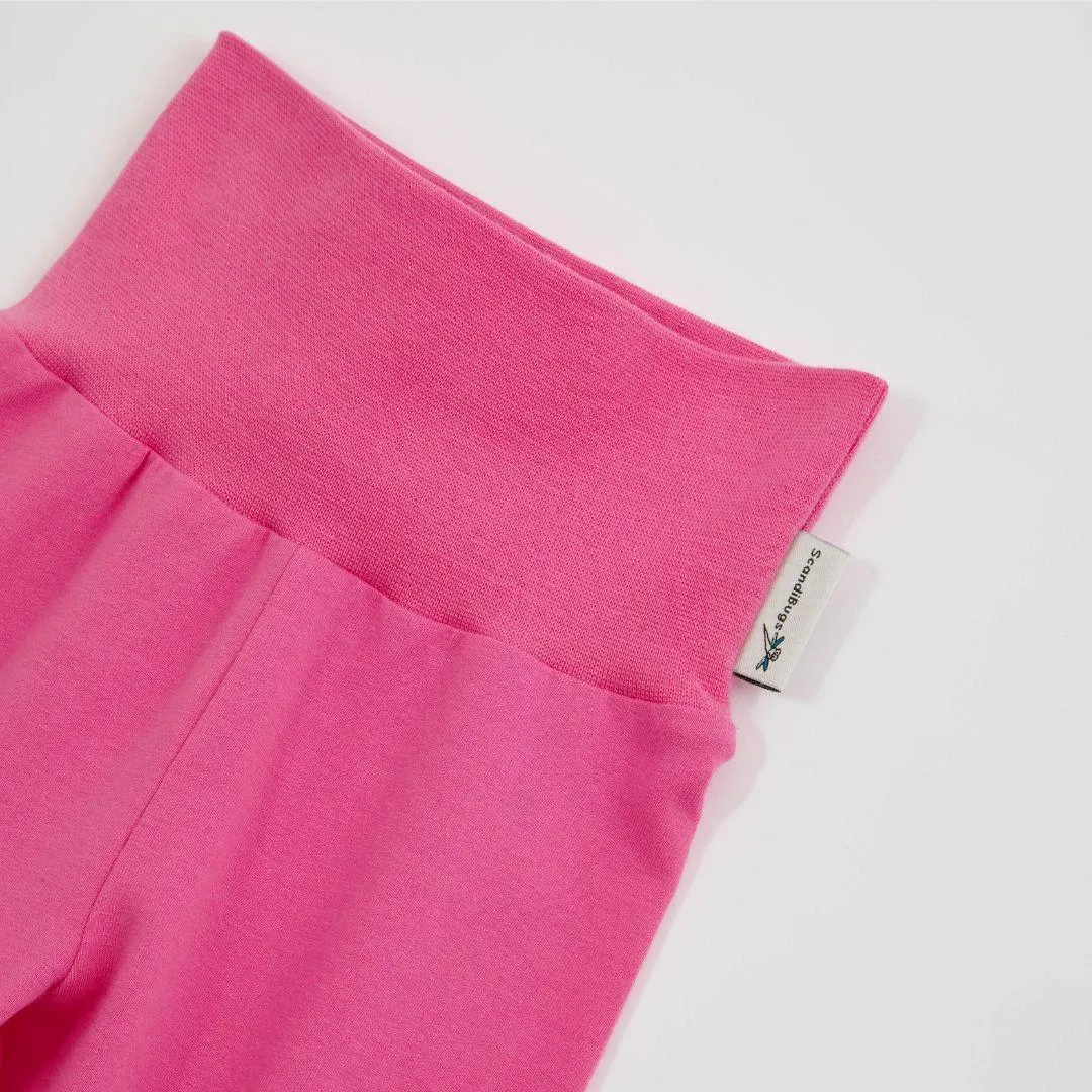 ScandiBugs Own Label Organic Yoga Pants - Bubblegum Pink
