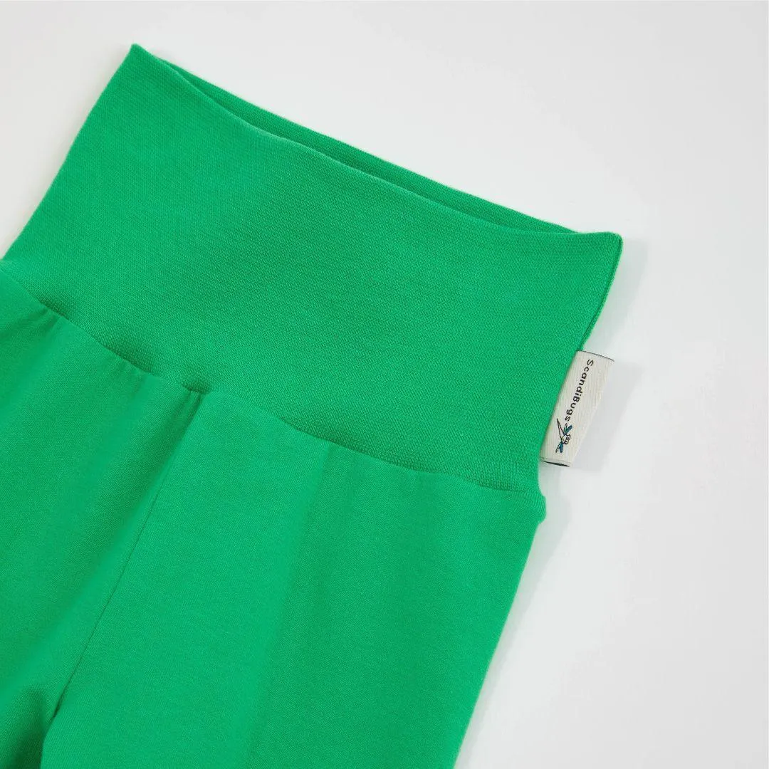 ScandiBugs Own Label Organic Yoga Pants - Tropical Green