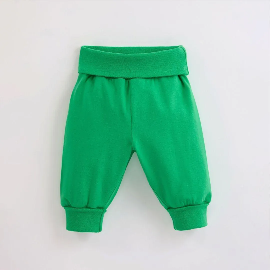 ScandiBugs Own Label Organic Yoga Pants - Tropical Green