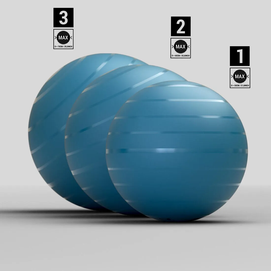 Size 3 / 75 cm Durable Swiss Ball