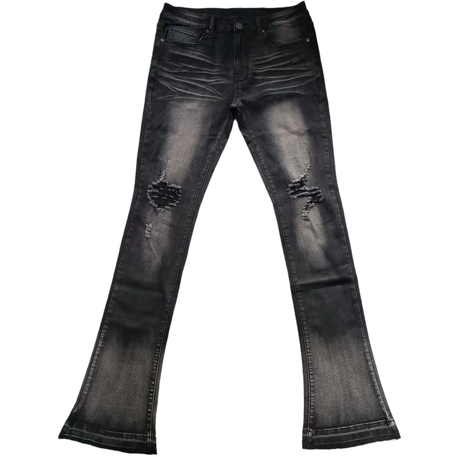 STACKED DENIM (BLACK WASH)