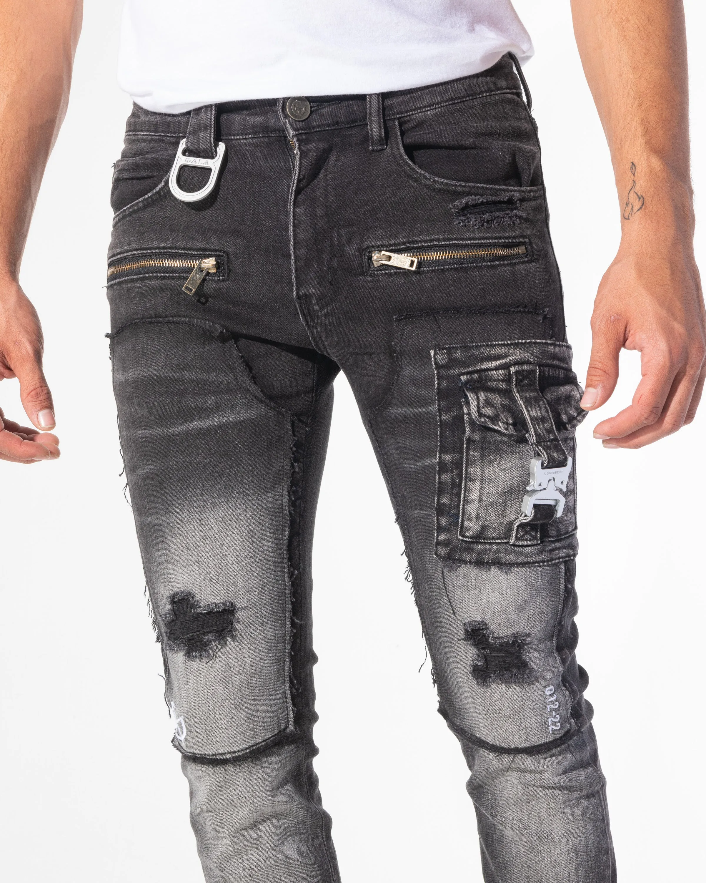 SURGE DENIM (BLACK STONE WASH)