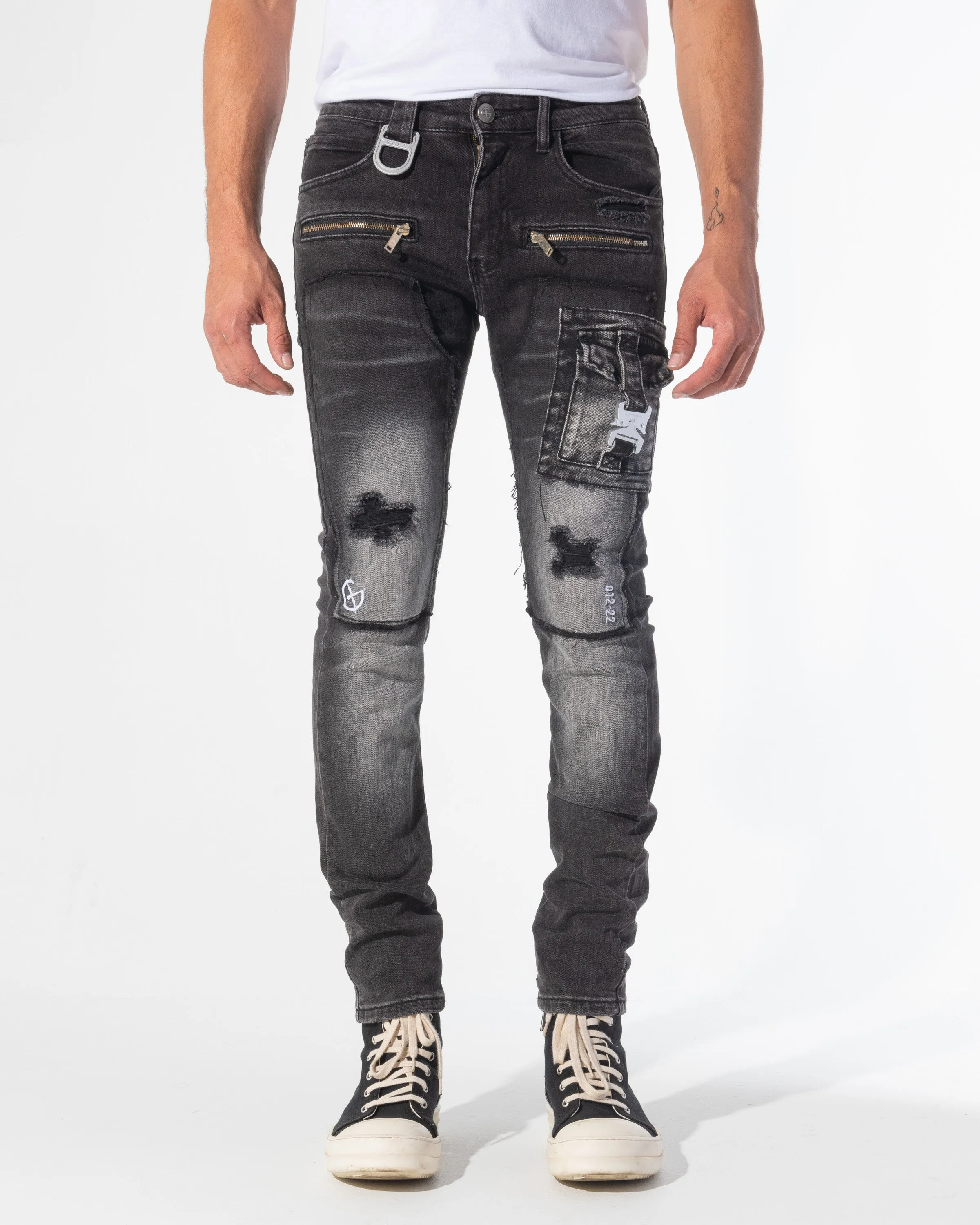 SURGE DENIM (BLACK STONE WASH)