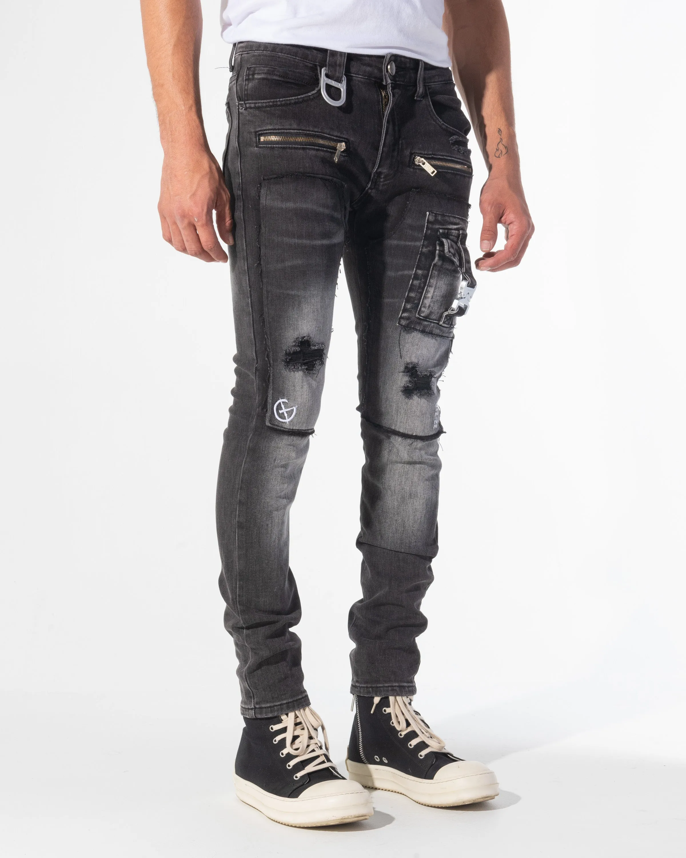 SURGE DENIM (BLACK STONE WASH)