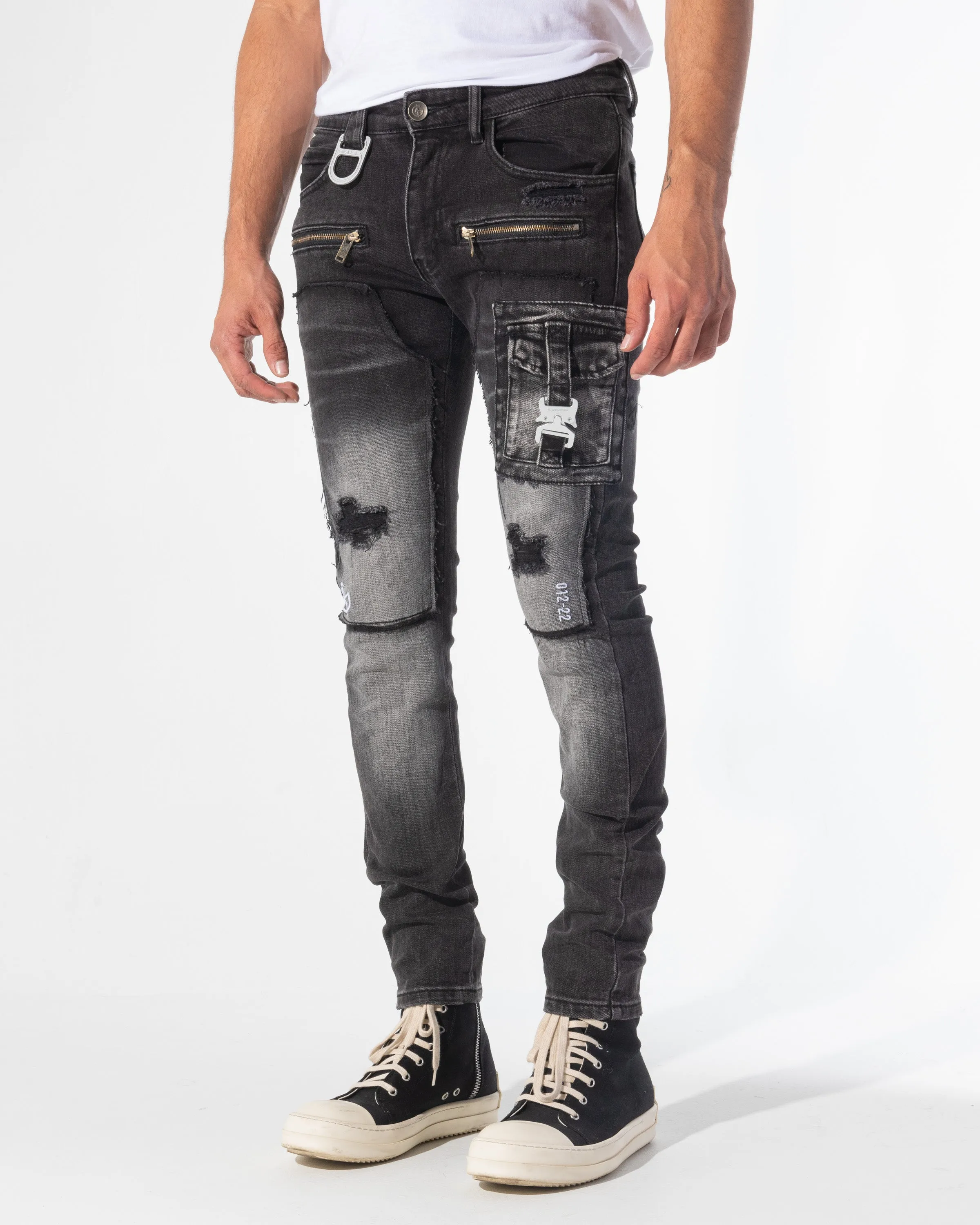 SURGE DENIM (BLACK STONE WASH)