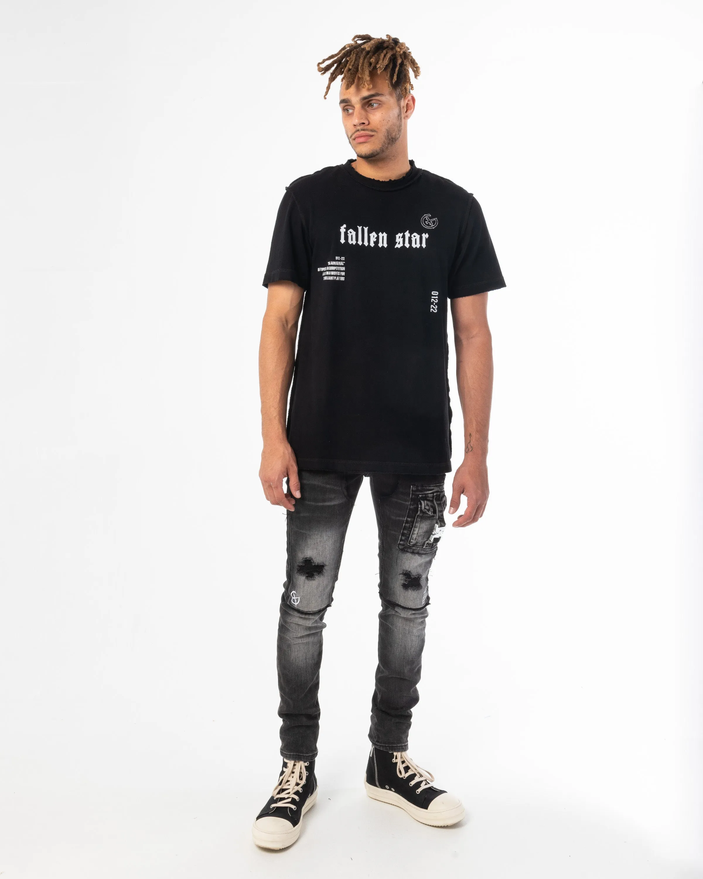SURGE DENIM (BLACK STONE WASH)