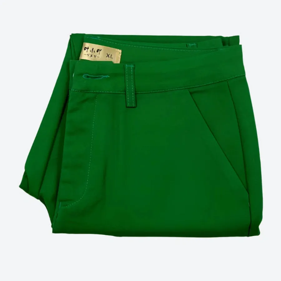Tailored Slim-Fit Stretch Office Pants