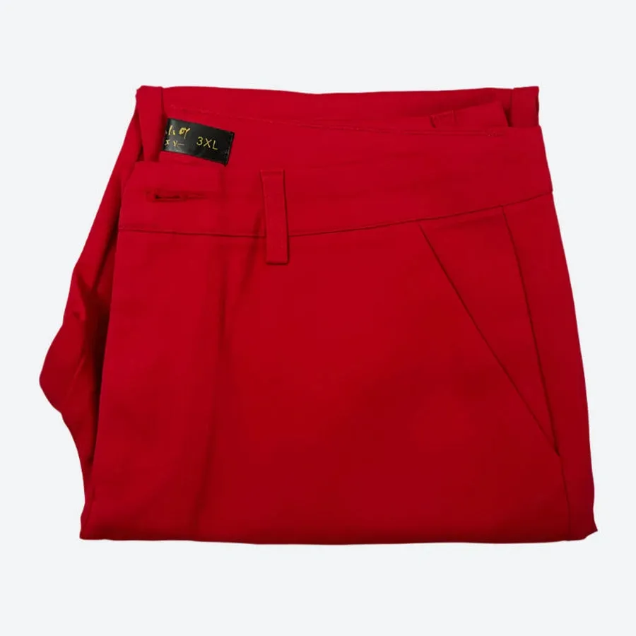 Tailored Slim-Fit Stretch Office Pants