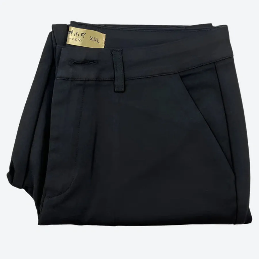 Tailored Slim-Fit Stretch Office Pants