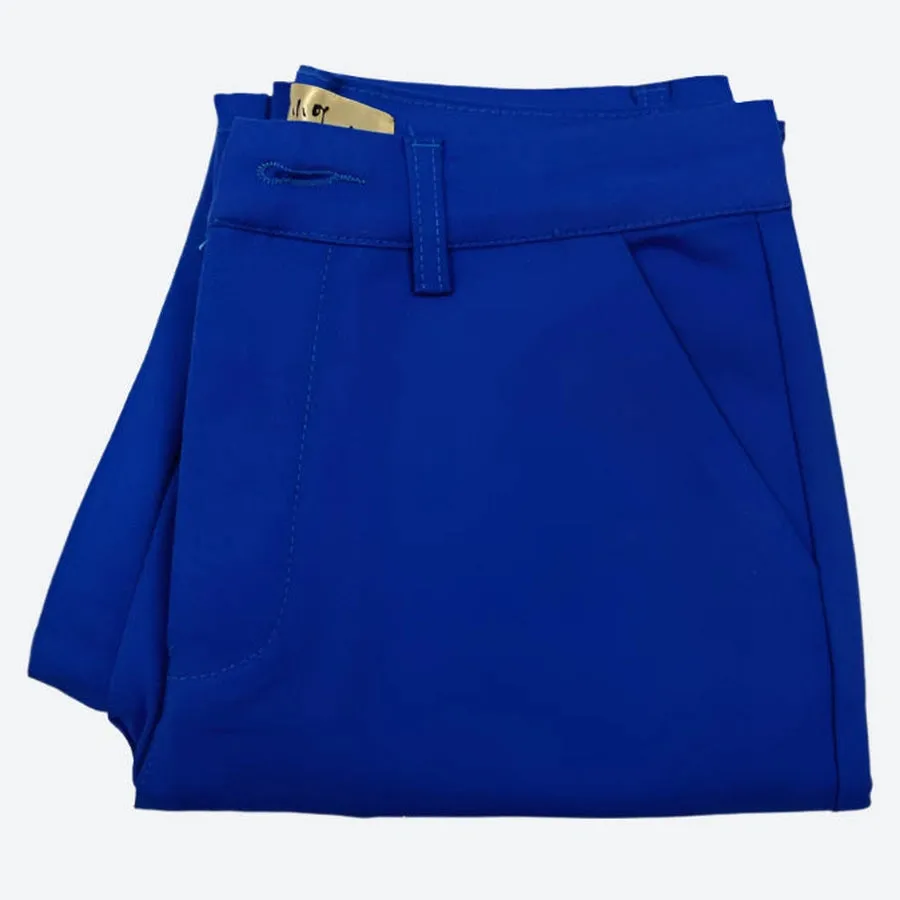 Tailored Slim-Fit Stretch Office Pants