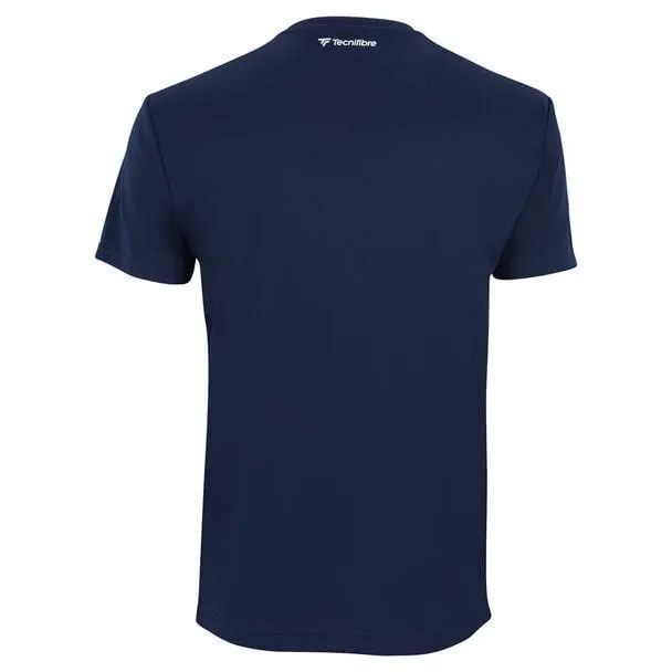 Tecnifibre Mens Team Tech Badminton T-Shirt - Marine