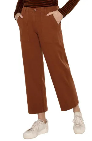 The Hazel Cropped Wide Leg Cargo Pant