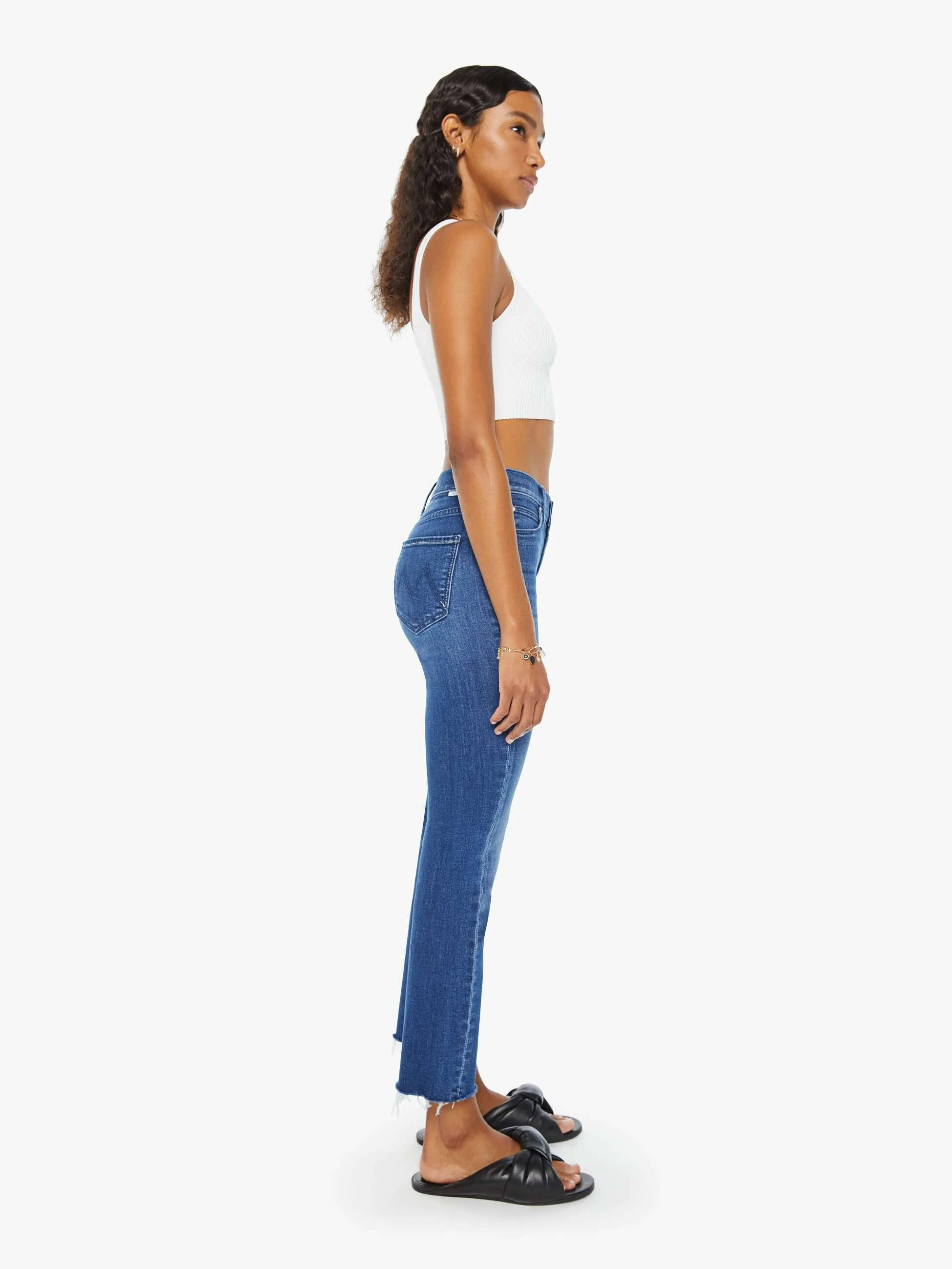 The Mid Rise Dazzler Ankle Fray (Best-Seller!)
