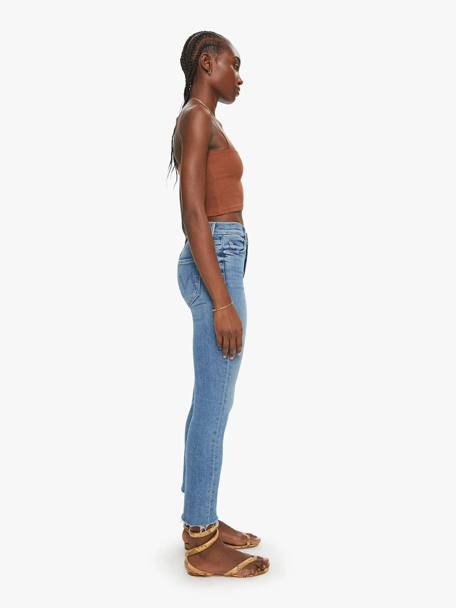 The Mid Rise Dazzler Ankle Fray (Best-Seller!)