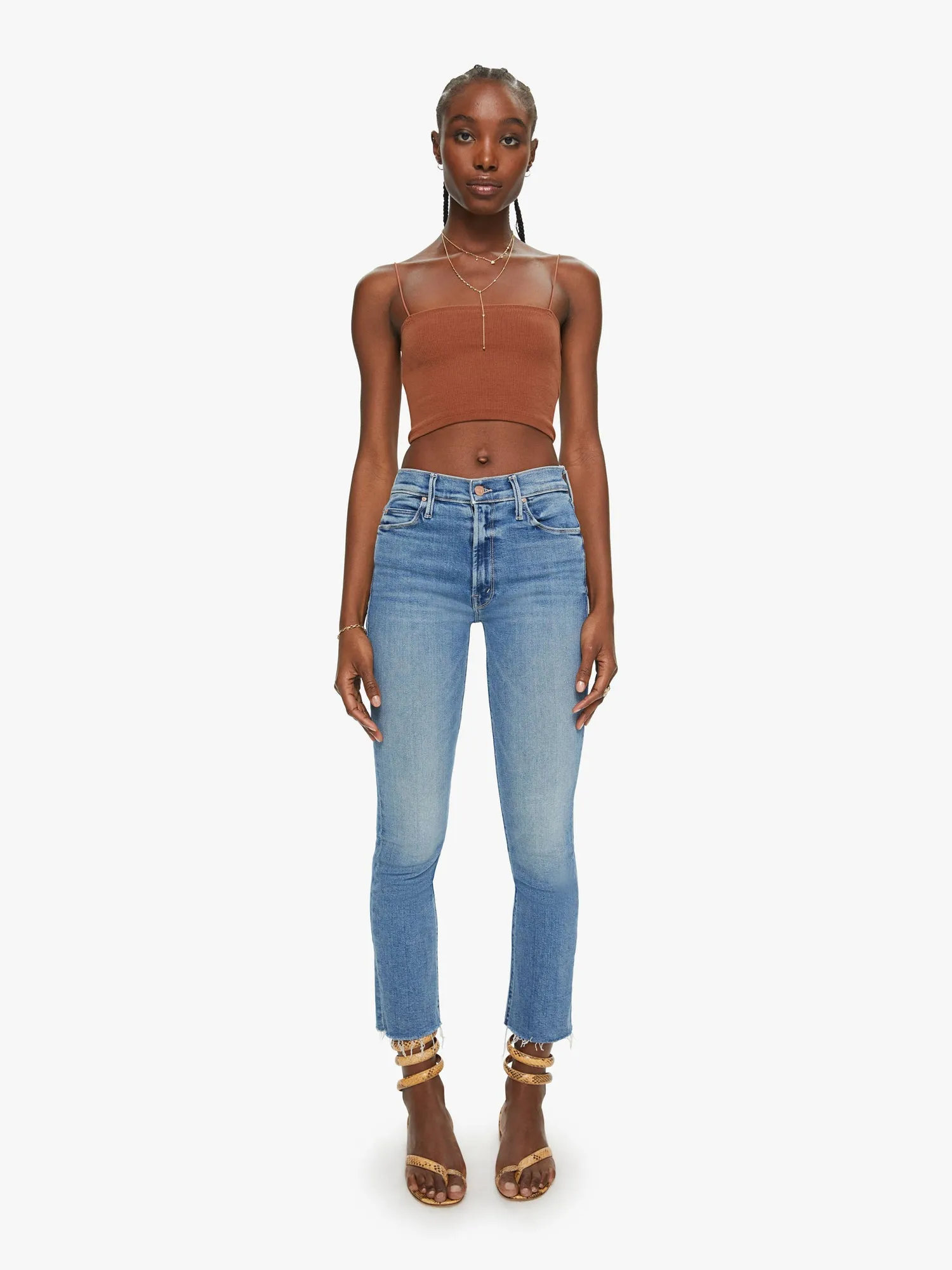 The Mid Rise Dazzler Ankle Fray (Best-Seller!)