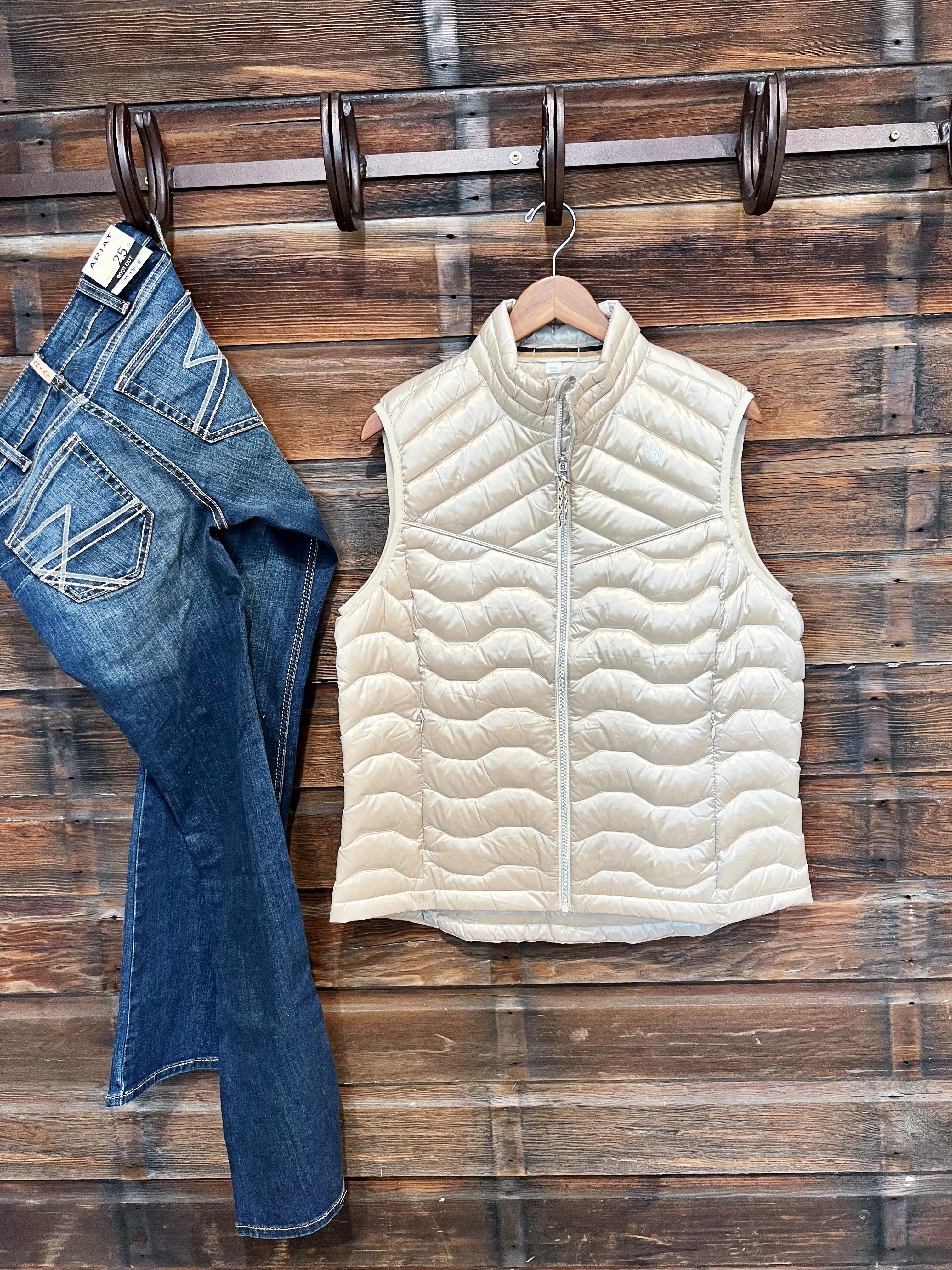 The Performance Down Vest in Ivory