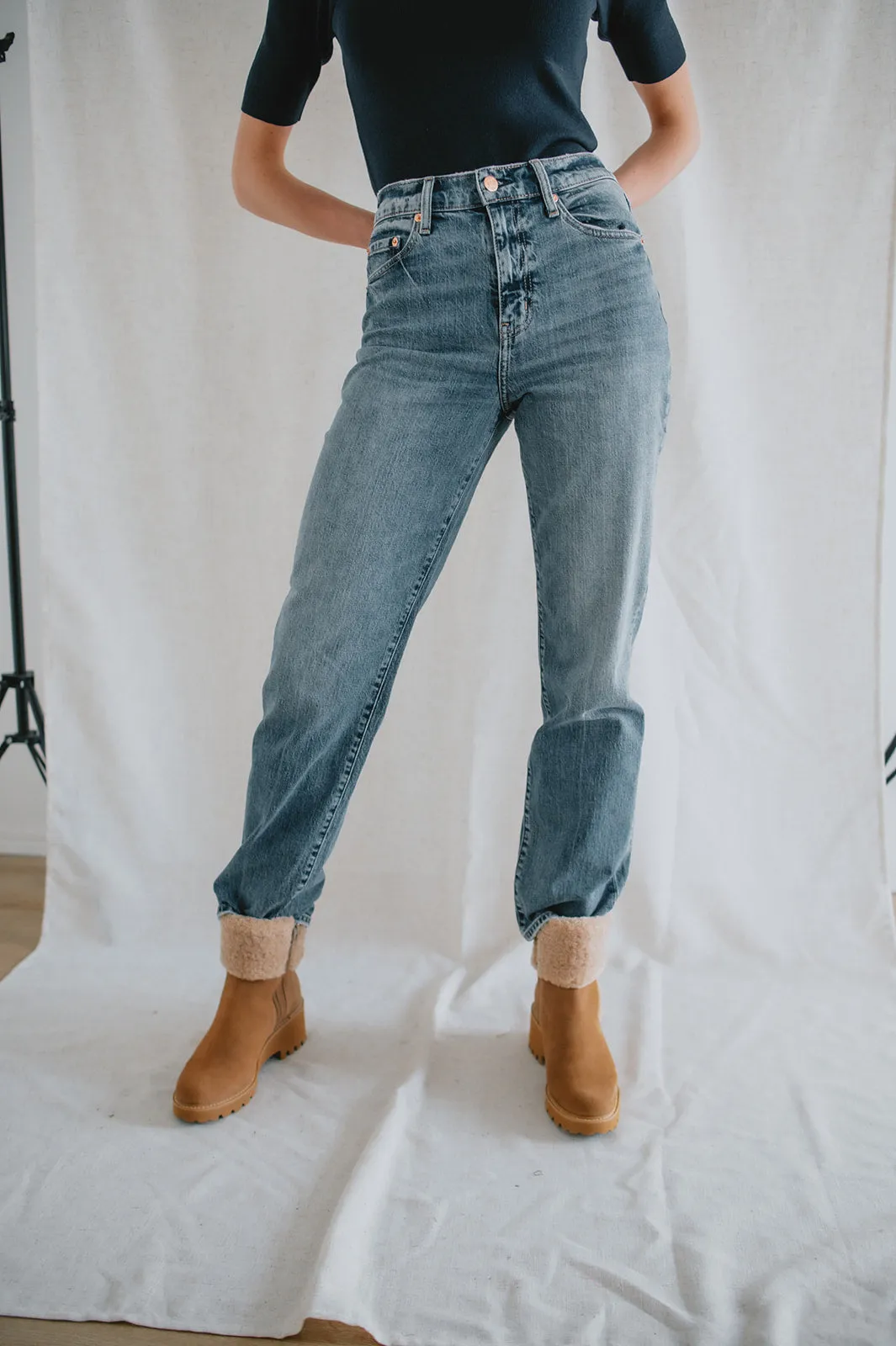 The Sundaze High Rise Vintage Straight Denim by Daze Denim - Brooklyn