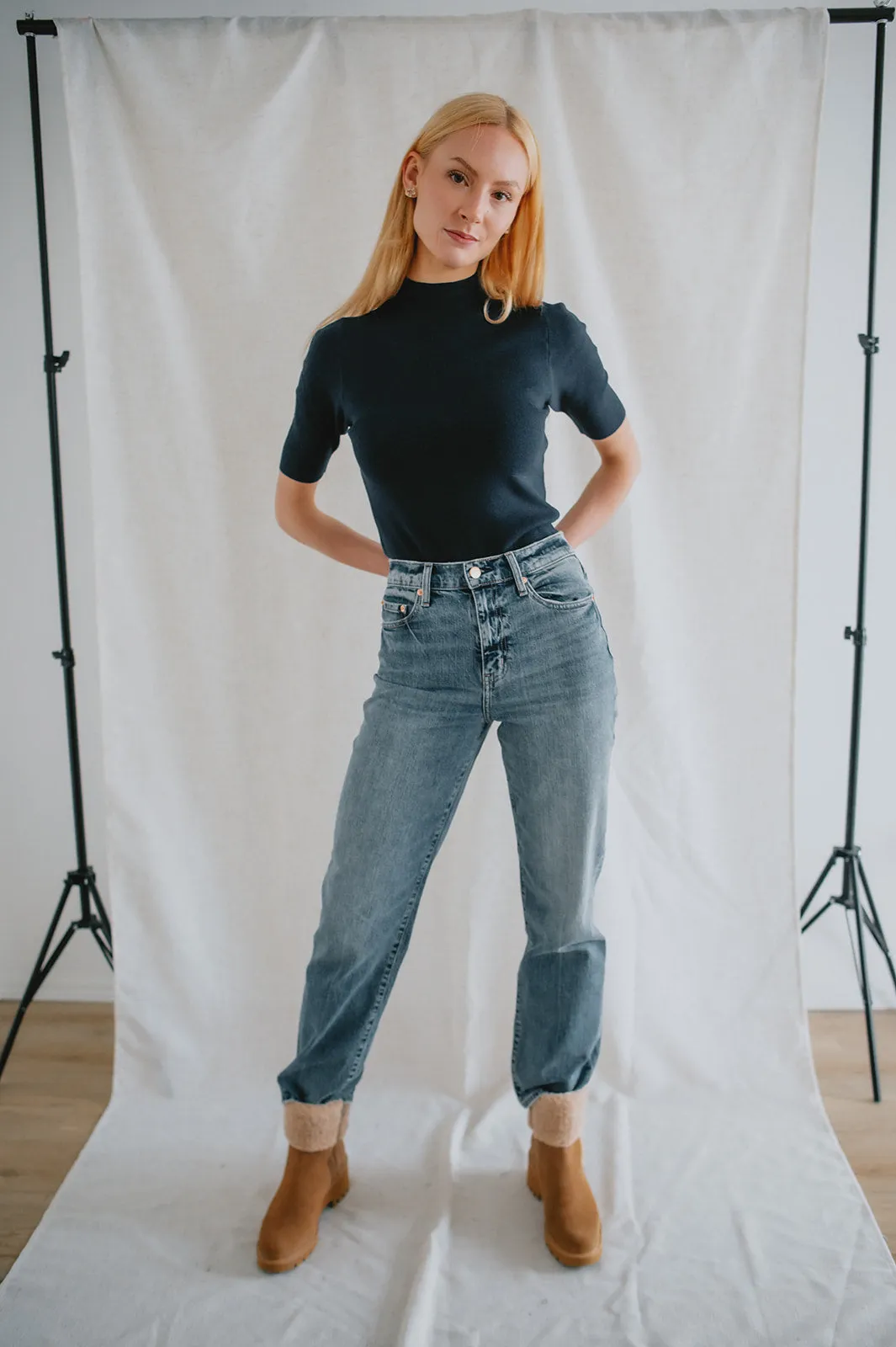 The Sundaze High Rise Vintage Straight Denim by Daze Denim - Brooklyn