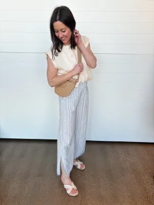 The Talia Striped Wide Leg Pants
