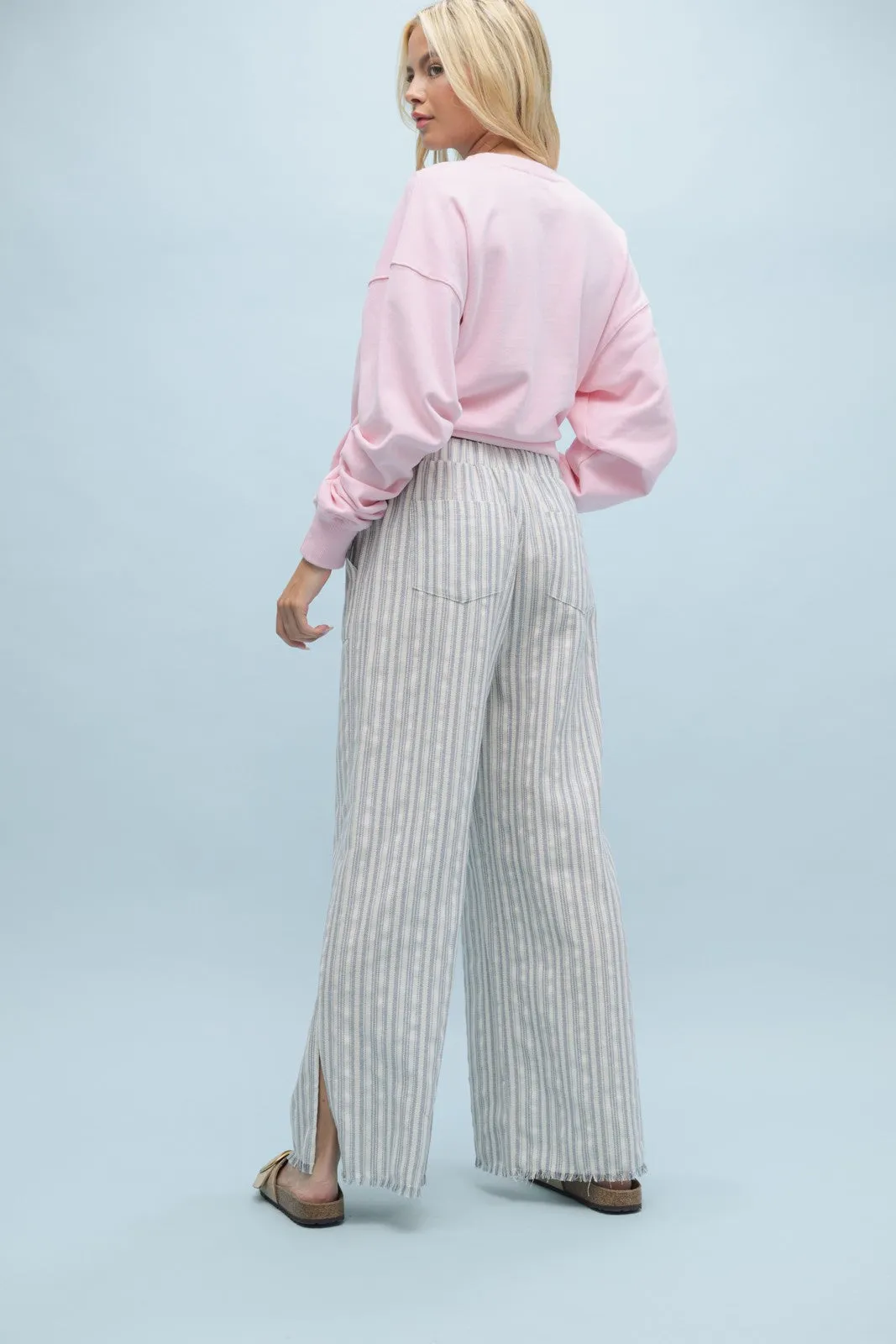 The Talia Striped Wide Leg Pants