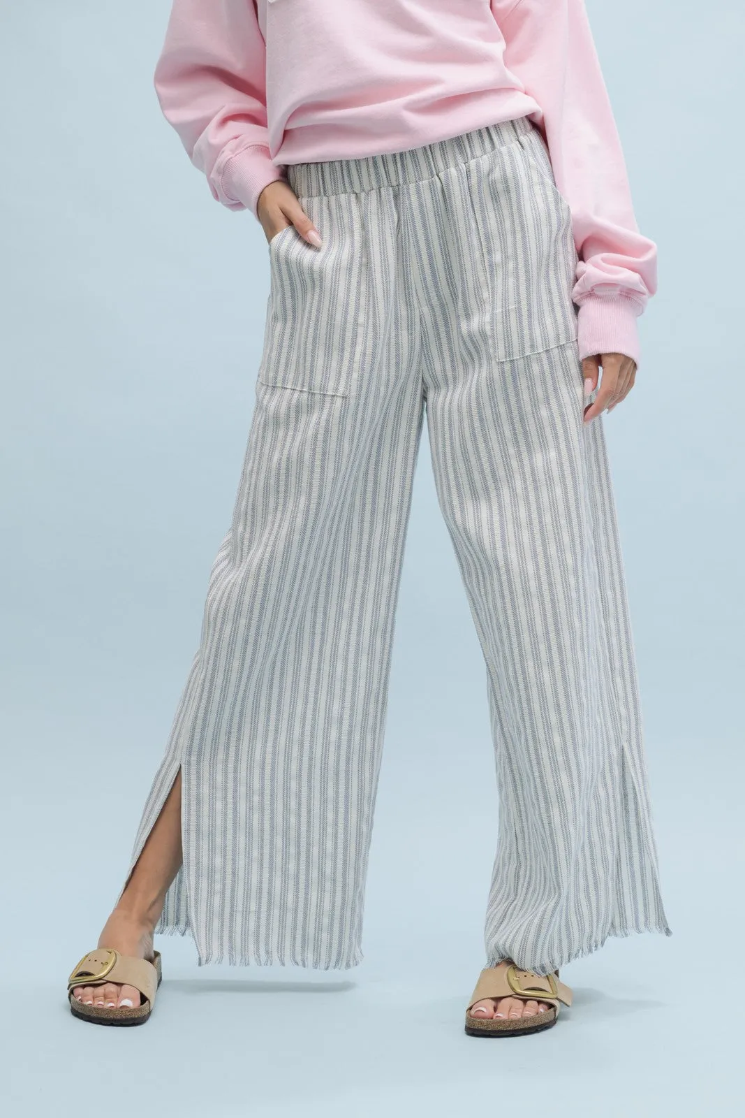 The Talia Striped Wide Leg Pants