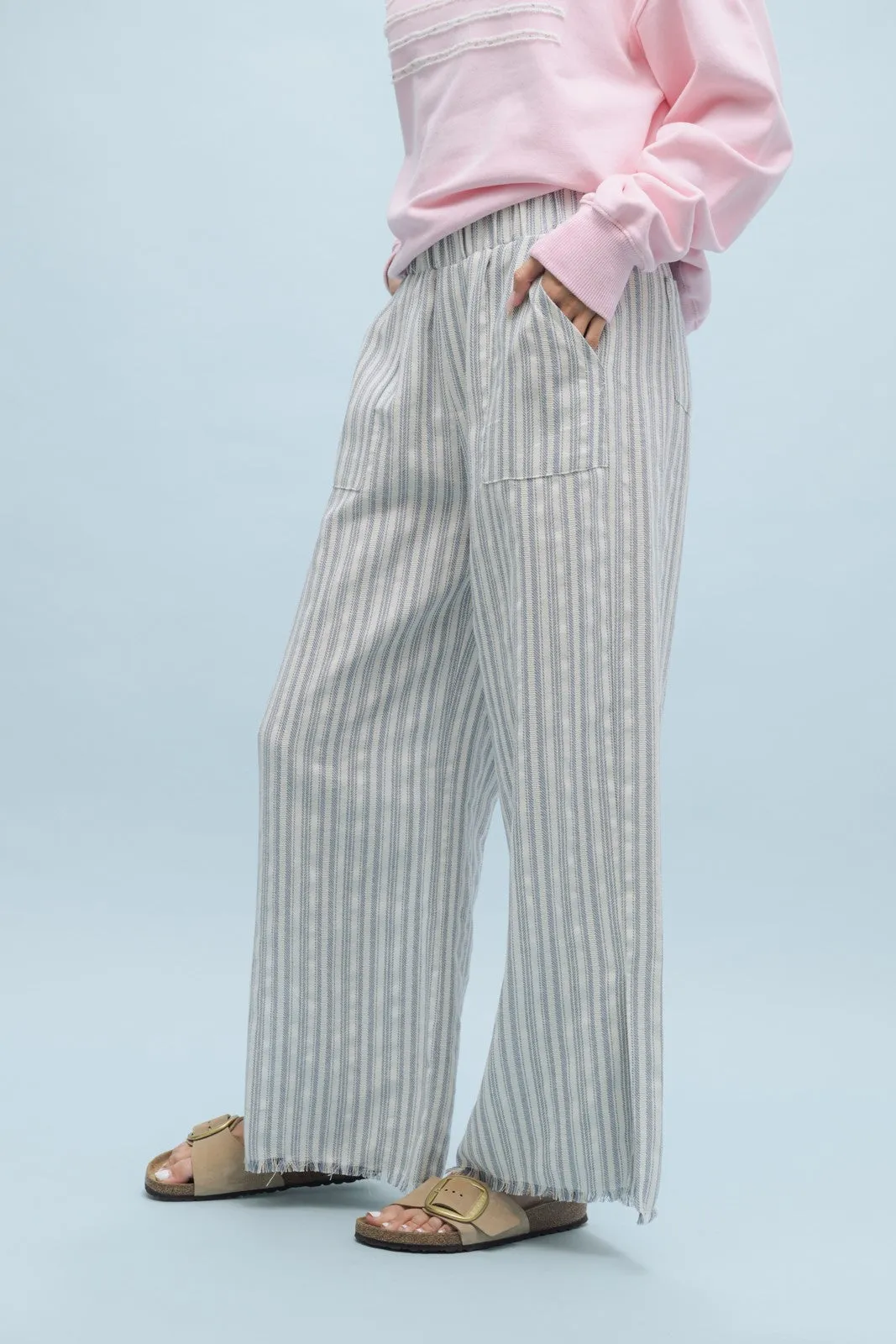 The Talia Striped Wide Leg Pants