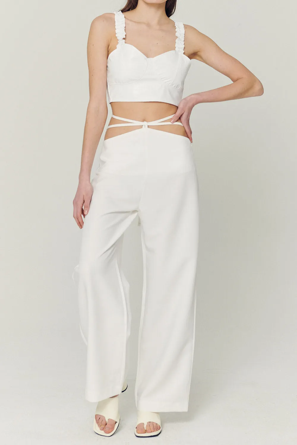 Thea Wide Leg String Pants