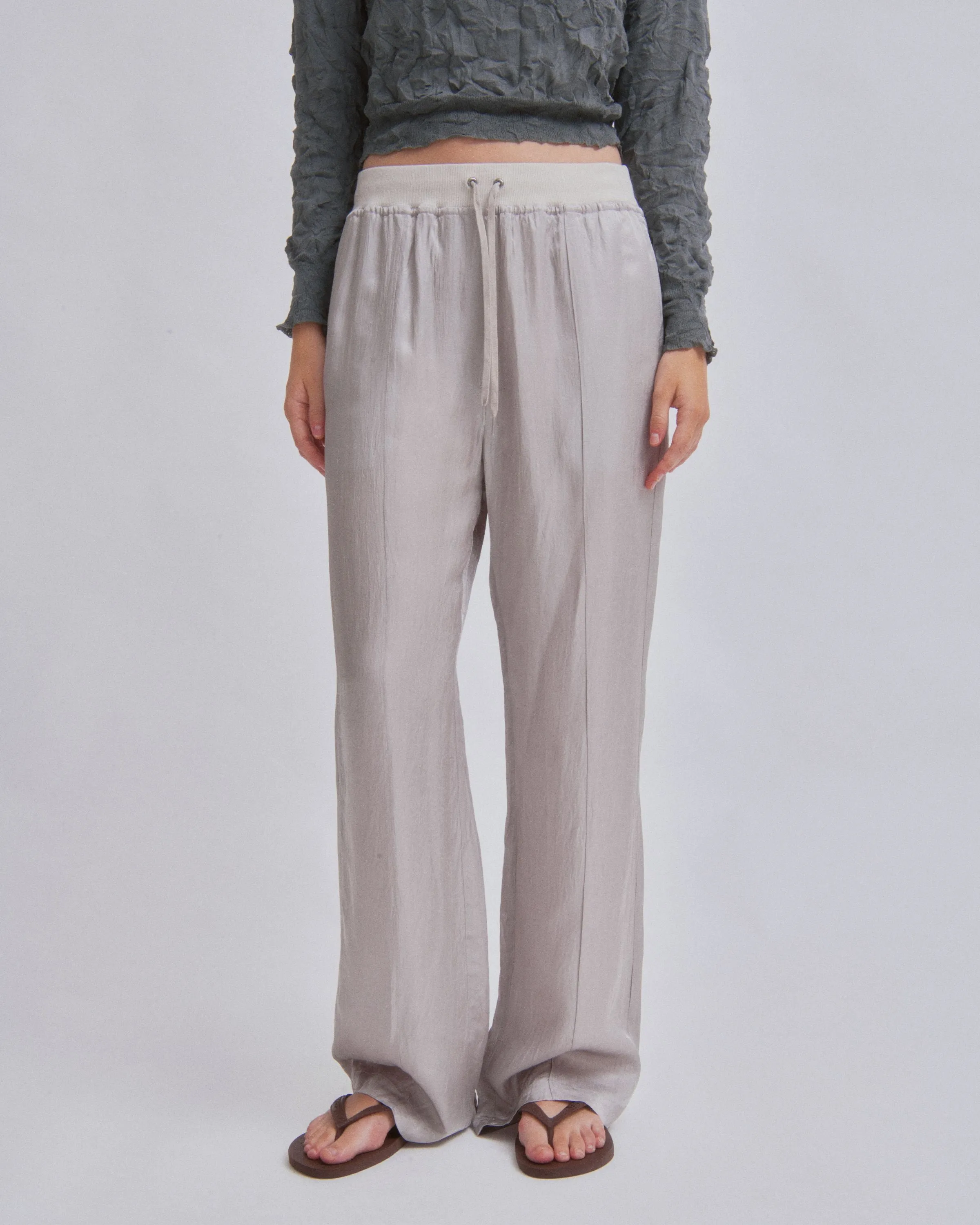 Track Pants in Stone