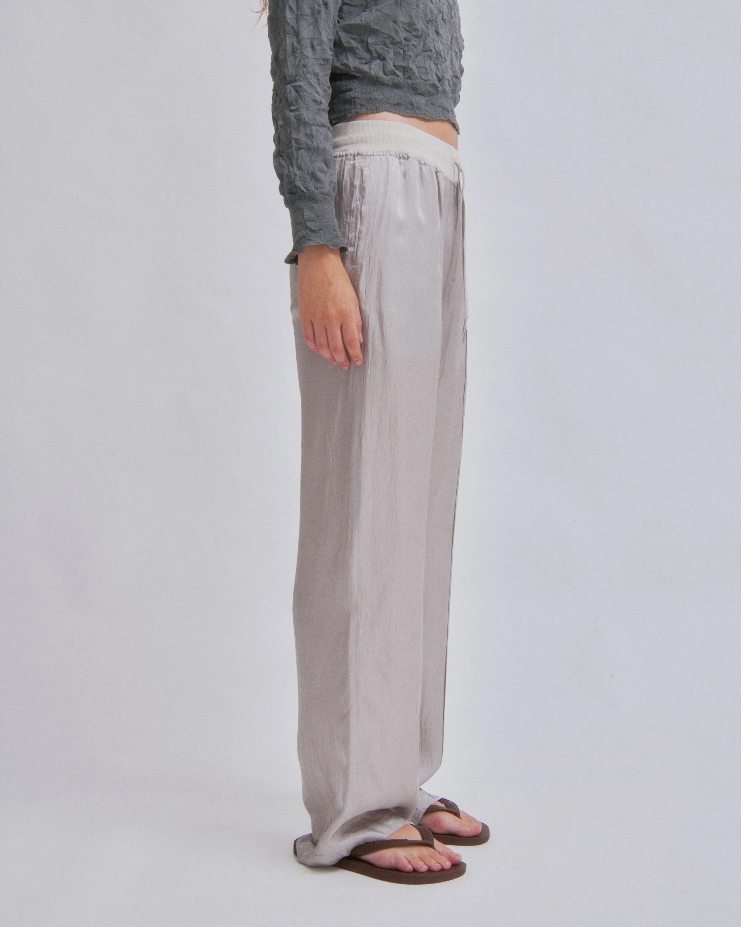 Track Pants in Stone