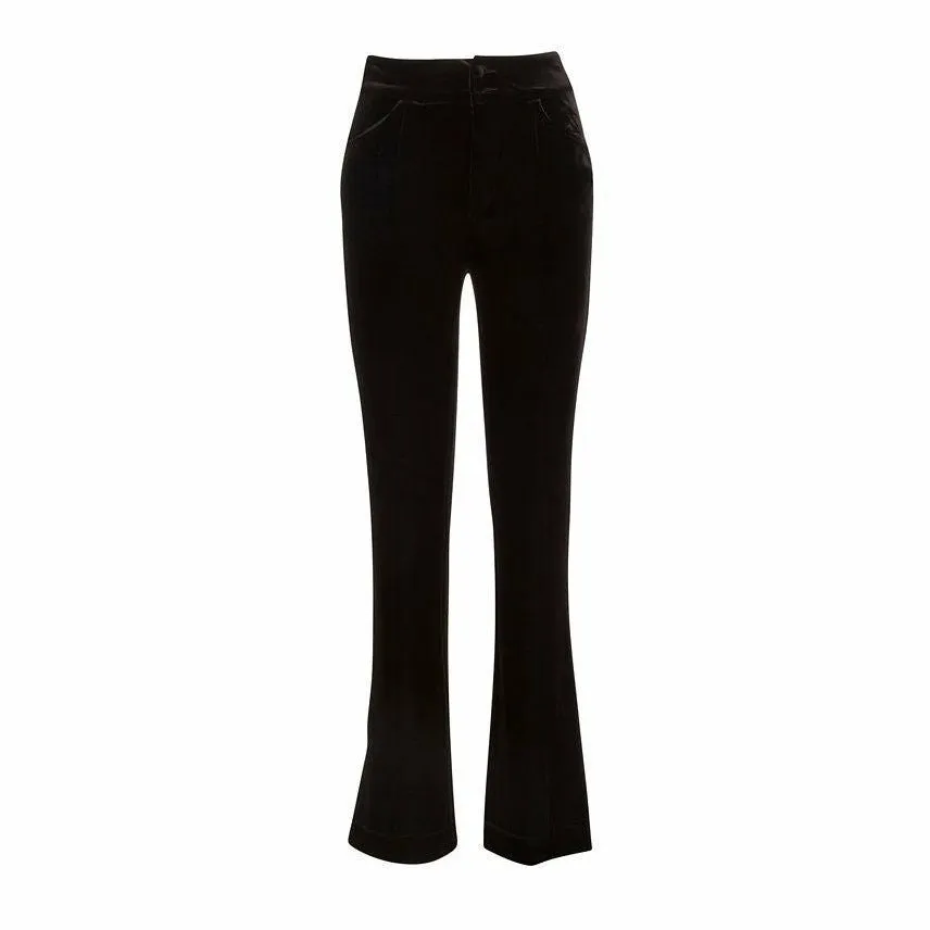 Tuxedo Wool Blend Black Trouser