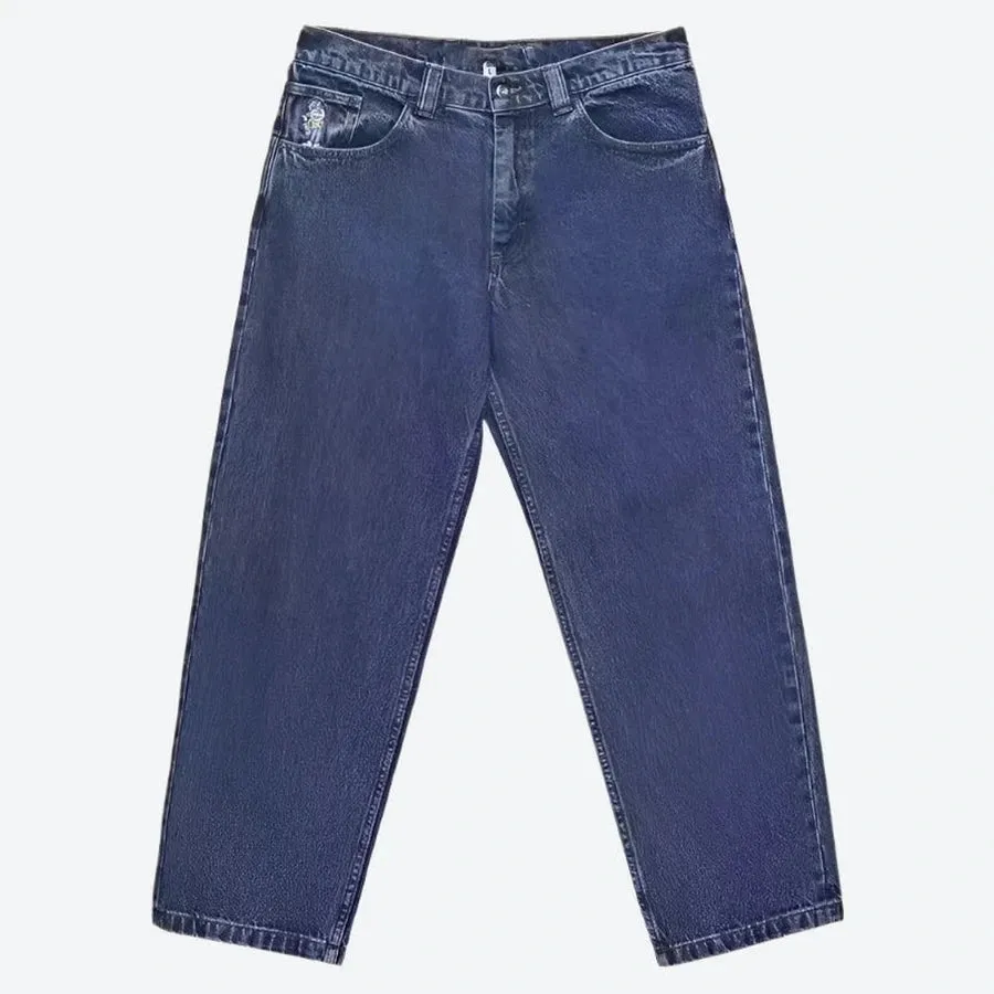 Vintage High-Waist Wide-Leg Denim Jeans
