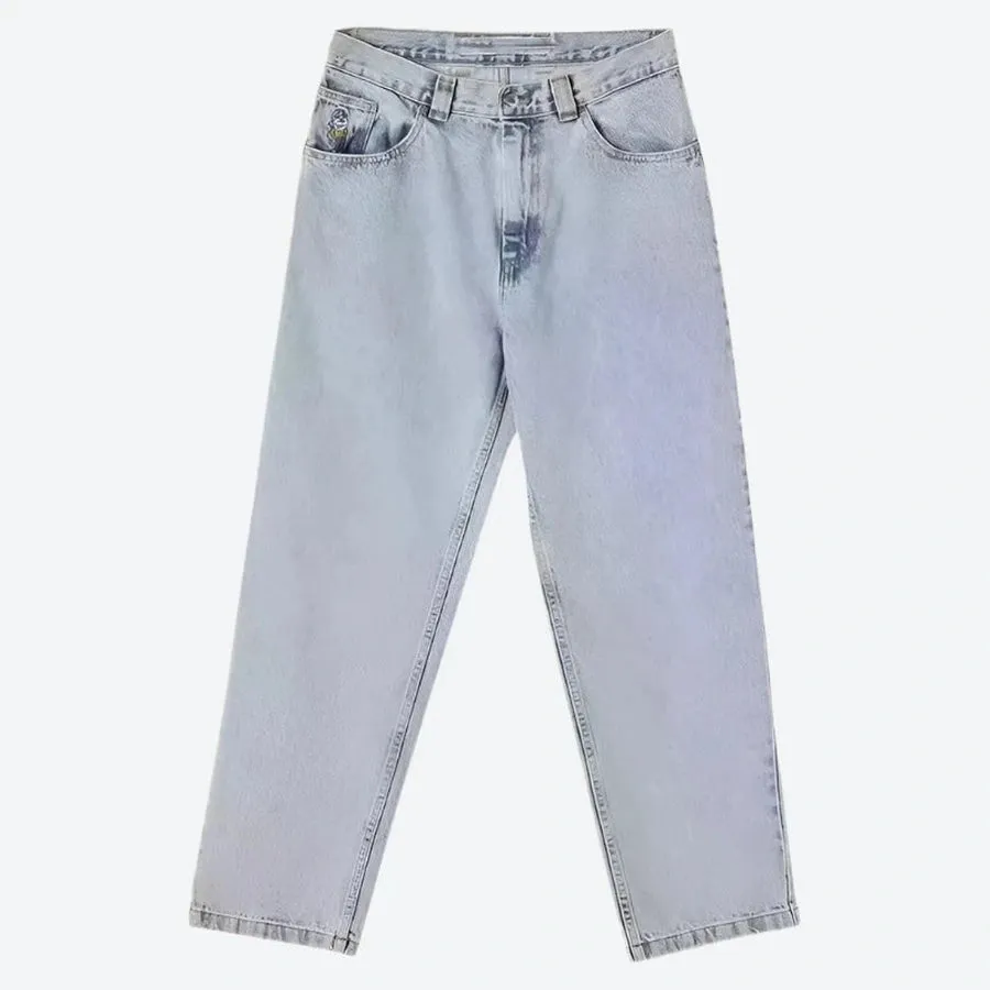 Vintage High-Waist Wide-Leg Denim Jeans