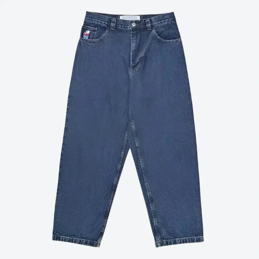 Vintage High-Waist Wide-Leg Denim Jeans